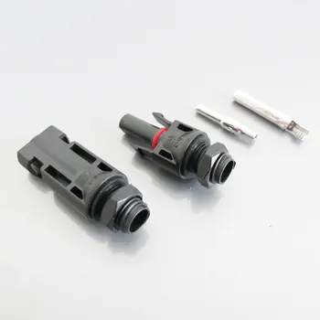 1 pairs solar connector mc4 panel mount MC4 connector ,fully Compatible with multi-connect connector