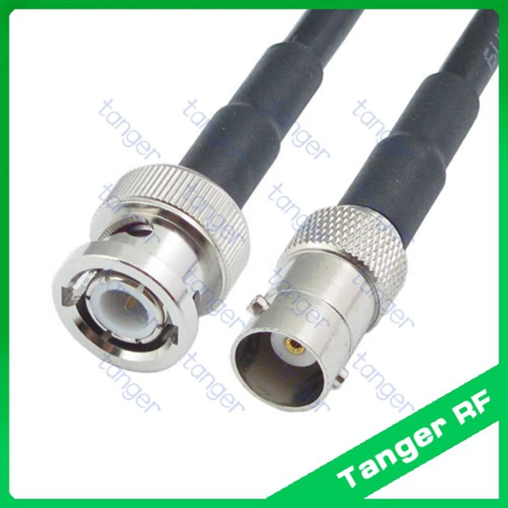 Hot selling BNC male plug to BNC female jack straight RF RG58 Pigtail Jumper Coaxial Cable 3Feet 100cm New