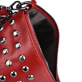 Fashion Women's Handbags Triangle Rivets Coin Tassel Clutch Small Feast Purse Woman Bag Handbag Bolsos Mujer Female