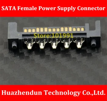 2PCS/LOT Computer Power Supply SATA Female Connector Hard Disk Power Supply Head  Used to Extend the SATA Cable