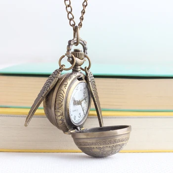 Harry Potter snitch pocket watch the men's watch students spherical pattern gift small wings ZS004