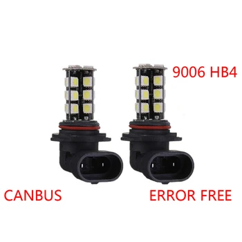 Dongzhen 2x 9006 HB4 27 SMD Auto Car DRL Daytime Running Light Fog Light LED Xenon Bulbs Canbus Error Fit For BMW BENZ GOLF