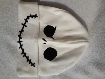 Nightmare Before Christmas Jack Skellington Skull Reversible Double-sided Wear Laplander Beanie Cap Adult Children Kid Warm Hat