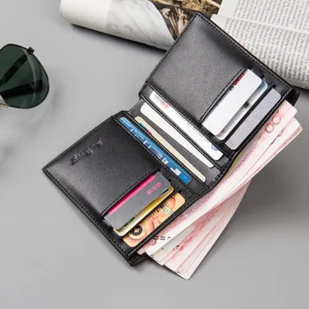 2017 New Men's Short wallet multi-pockets For Cards Male Wallet Purse Striped Simple Design Brand Wallets Wholesale