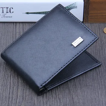 Wallet men luxury brand wallets Bifold Business casual Leather Wallet ID Credit Card Holder purse for coins Pockets