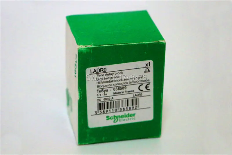 LADR0 TeSys D - time delay auxiliary contact block - 1NO + 1 NC screw clamp terminals