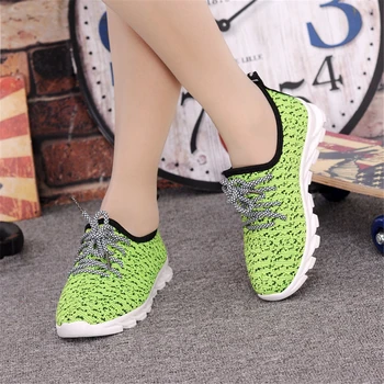 ROVIWOLF Women Canvas Shoes Brand Flat Shoes Lace-up Casual Creeper Sport Slight Summer Candy colors Shoes for Girl