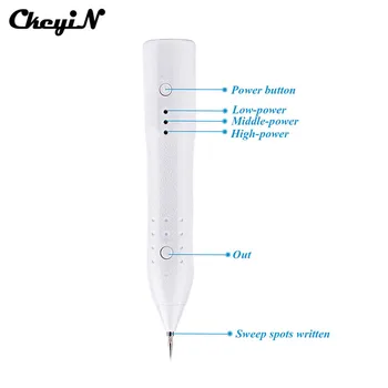 2017 Laser Mole Removal Tool Spot Remover Freckle Removal Pen Wart Removal Machine Skin Care Salon Home Beauty Device AEMR134W