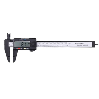 0-150mm Plastic Digital Vernier Caliper Calibre Digital Measuring Tool Thickness Gauge Depth Gauge