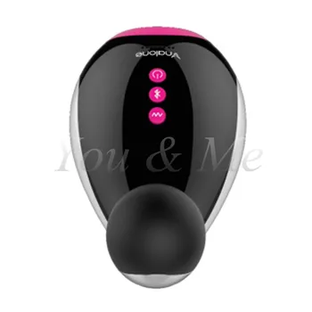 New!! Power-driven retractable vibrating Bluetooth interactive,male delay ejaculation masturbator cup,oral sex toy men