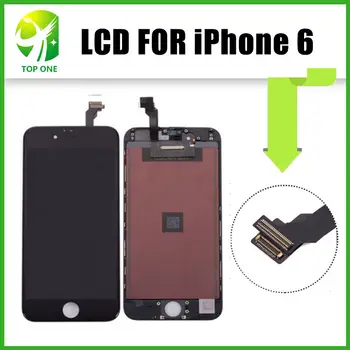 AAA++ OEM LCD Digitizer For iPhone 6 Front Screen Assembly Cracked Glass Free DHL Shipping