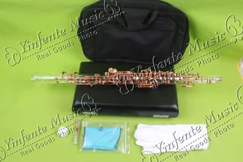 Professional concert Crystal body semiautomatic oboe gold-plating C key 0015#