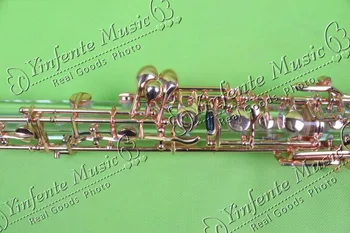 Professional concert Crystal body semiautomatic oboe gold-plating C key 0015#