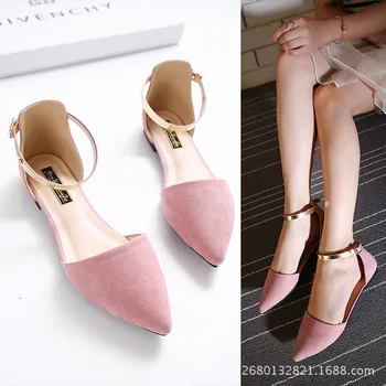 2016 New Spring Autumn Summer Brands Fashion Casual Shoes Flat With Pointed Toe Genuine Leather Shoes Plus Size 35-42 Discount