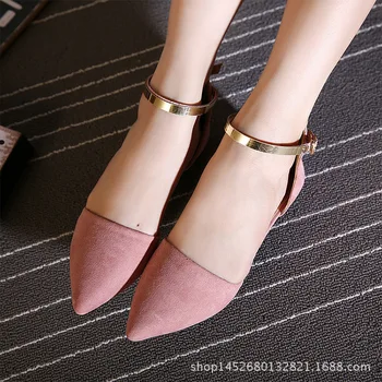 2016 New Spring Autumn Summer Brands Fashion Casual Shoes Flat With Pointed Toe Genuine Leather Shoes Plus Size 35-42 Discount