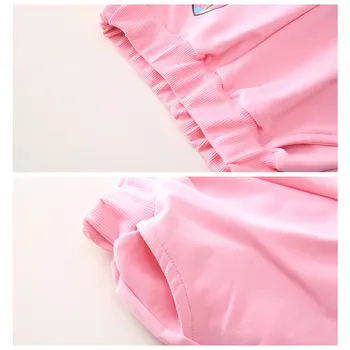 Kids Children Clothing Set Baby Girls Butterfly Pant Coat 2 Pcs Clothes Set Pink Grey Sportswear Tracksuit Sweatshirts + Pants
