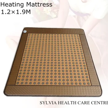 Infrared Heat Therapy Healing Natural ochre stone heating mattress Yellow mesh heat Mat / Pad 1.2X1.9M