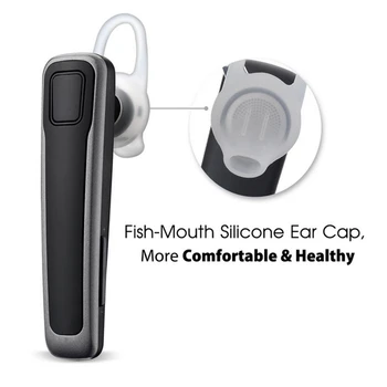 Hot Sell Earphone MPow Freetalk MBH17 Bluetooth4.0 Stereo Headset Car Earpiece Earphones With Dual Microphones Noise Canceling