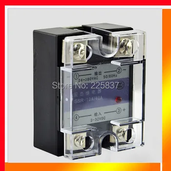 SSR-100DA 100a rele estado solido 100A DC-AC 3-32v DC to 24-480v AC solid state relays switches single phase ssr