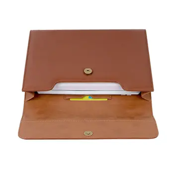 PU Leather File Bags with Card Slot File Holder Document Organizer File Folder Office Accessories Business Supply