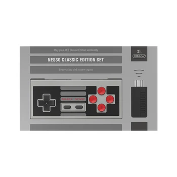 8Bitdo NES30 Classic Edition Wireless Controller Set with Bluetooth Retro Receiver Mini Support Switch Joy-Cons