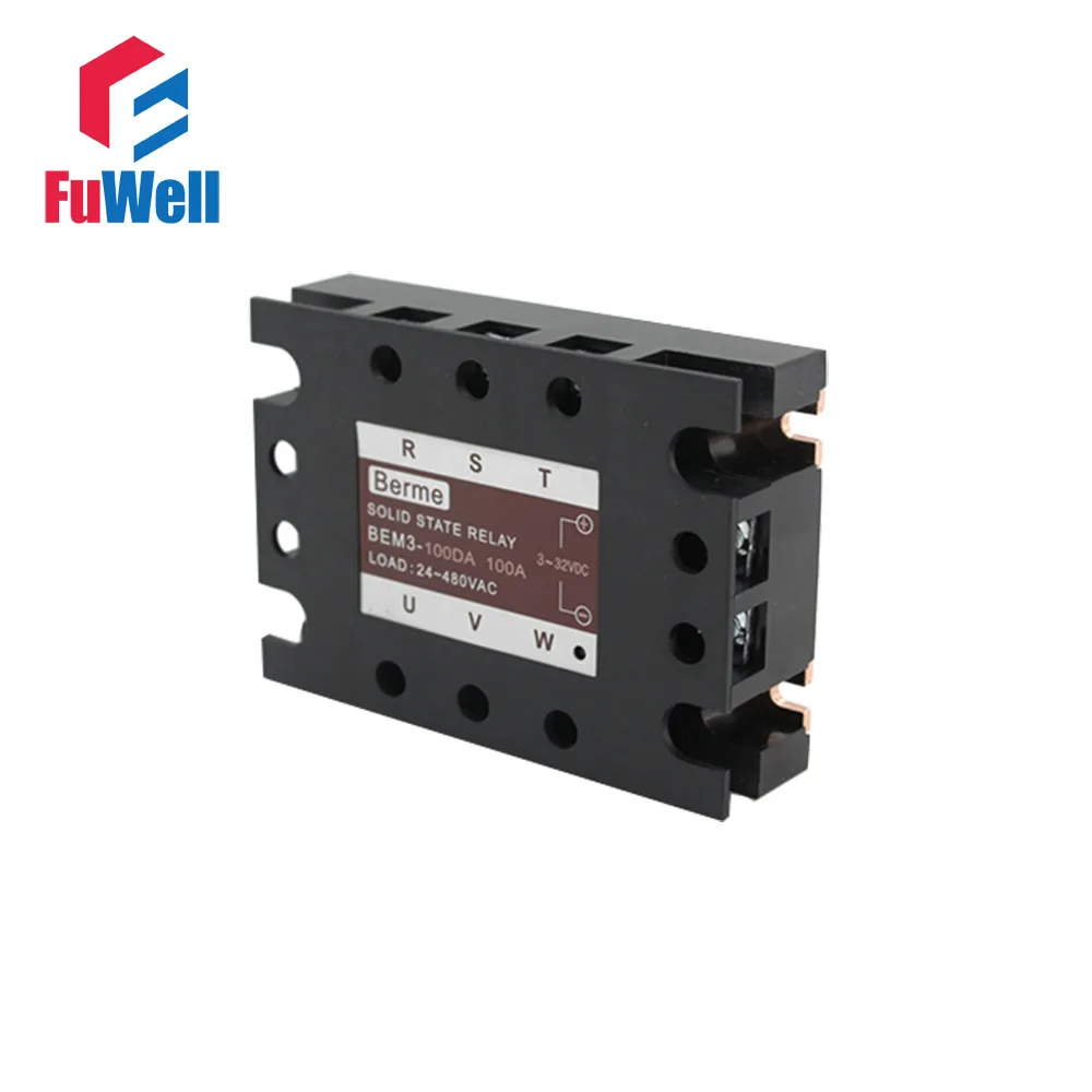 3-phase Solid State Relay SSR DC-AC 100DA