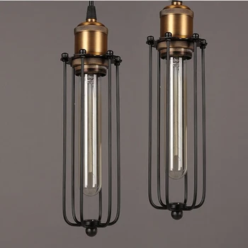 Single head Vintage Retro Restaurant Pendant Lights American country style Edison Flute lamp Industrial warehouse Loft Light