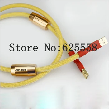 Viborg Audio Silver Plated USB-A to USB-B DAC Hi-Fi Audio Cable Custom Length USB Audio Cable HIFI