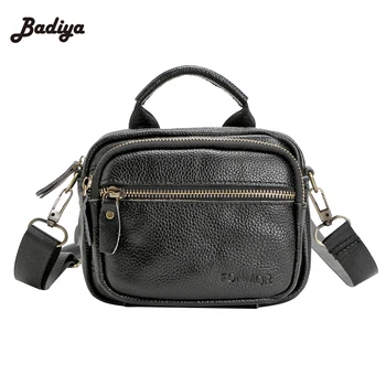 Multifunction Bolsas Shoulder Bags Sac Men Casual Small Flap Leather Briefcase Crossbody Bag Male Phone Purse Men Messenger Bags