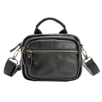 Multifunction Bolsas Shoulder Bags Sac Men Casual Small Flap Leather Briefcase Crossbody Bag Male Phone Purse Men Messenger Bags