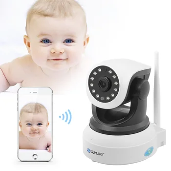 SUNLUXY IP Camera Wifi Wireless Surveillance Camera Baby Monitor 720P Onvif IR-cut P2P Night Vision CCTV Security Camera