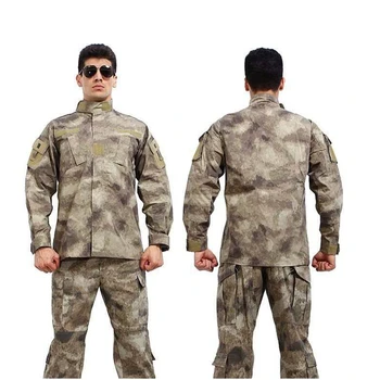 Military woodland camouflage Uniform army combat uniform hunting suit Wargame uniform COAT+PANTS