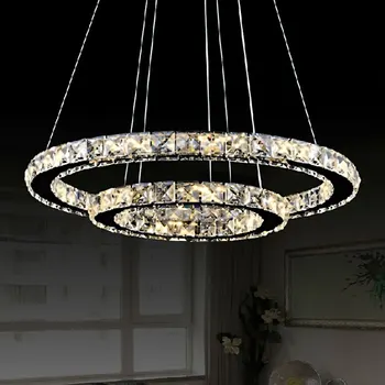 Modern LED Crystal Chandelier Lights Lamp For Living Room Cristal Lustre Chandeliers Lighting Pendant Hanging Ceiling Fixtures