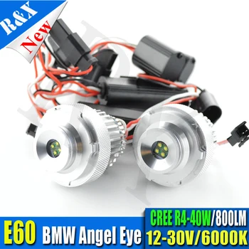 40W LED angel eye marker for BMW E60 E61 LCI car LED Angel Eyes for BMW E60 E61 with Halogen Headlight Non-projector