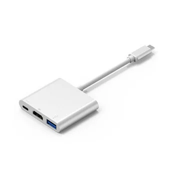 USB3.1Type-C TO HDMI Converter Type-C to hdmi Triple USB HUB