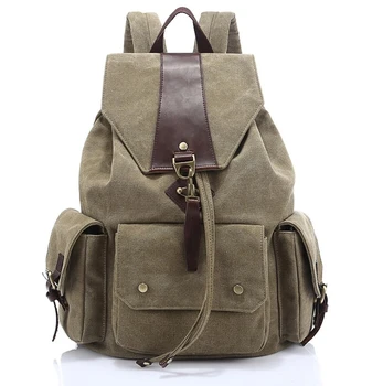 Top Quality Canvas Fashion women solid Backpacks girl Travel Bag Casual School Backpack For Teenage Girls Laptop Bag