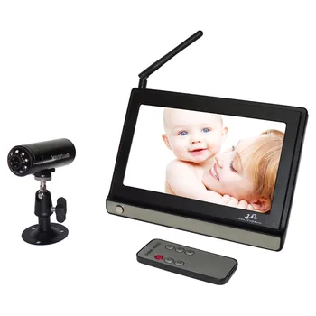 2.4Ghz Wireless Camera 7 Inch LCD Display IR Night Vision Baby Monitor