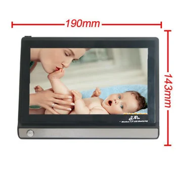 2.4Ghz Wireless Camera 7 Inch LCD Display IR Night Vision Baby Monitor