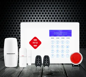 Touch Keypad RIFD Wireless GSM Alarm System