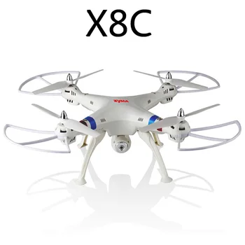 SYMA X8C2.4G 4CH 6Axis Professional RC Quadcopter Drone 2MP Wide Angle HD Camera Remote Control Helicopter