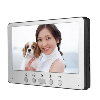 7 Inch Wired Intercom Video Door Phone 2v1 Rain-proof  ID Card Access Control System