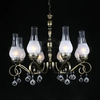 American style pendant light bedroom lamp personalized crystal lamp vintage kerosene, pendant light personalized pendant light