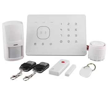 GSM Alarm System with RFID And remote voice message App remote control Burglar alarm system