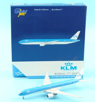 Fine Ge iniJets 1: 400 GJKLM1482 Royal Dutch Airlines B777-300ER Alloy aircraft model Collection model Holiday gifts