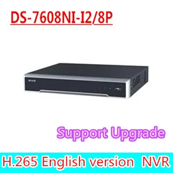 DS-7608NI-I2/8P English version 2SATA and 8 POE ports 8ch NVR supporting third-party camera, plug & play NVR POE 8ch VCA H.265