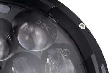 Super Bright 105W Black Projector LED Headlight 6000K White led Headlamp for Harley Wrangler JK 2 Door Hummer FJ Cruiser