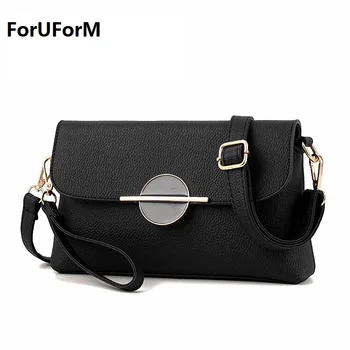ForUForM Multi-Pocket Crossbody Purse Bag Women Small PU Messenger Bags Female Crossbody Shoulder Bags Mini Clutch Purse-SLI-320