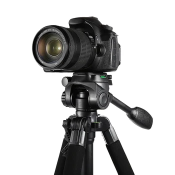 New QZSD Q111 Professional Tripod Portable Aluminium Tripod Camera Stand with BallHead for Digital DSLR Camera Accessories