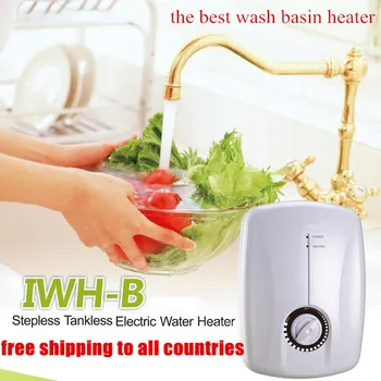 220V Electric Instantaneous Water Heater Faucet 3500W Tankless kitchen bathroom room restaurant Wash Basin Induction Hot tap