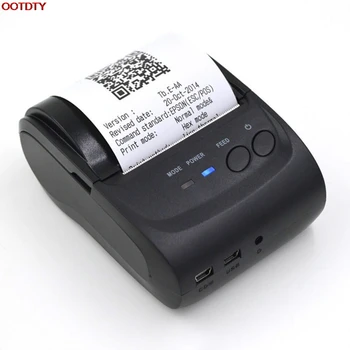 58mm Mini Portable Wireless Bluetooth Thermal Printer Receipt For Android for Mobile
